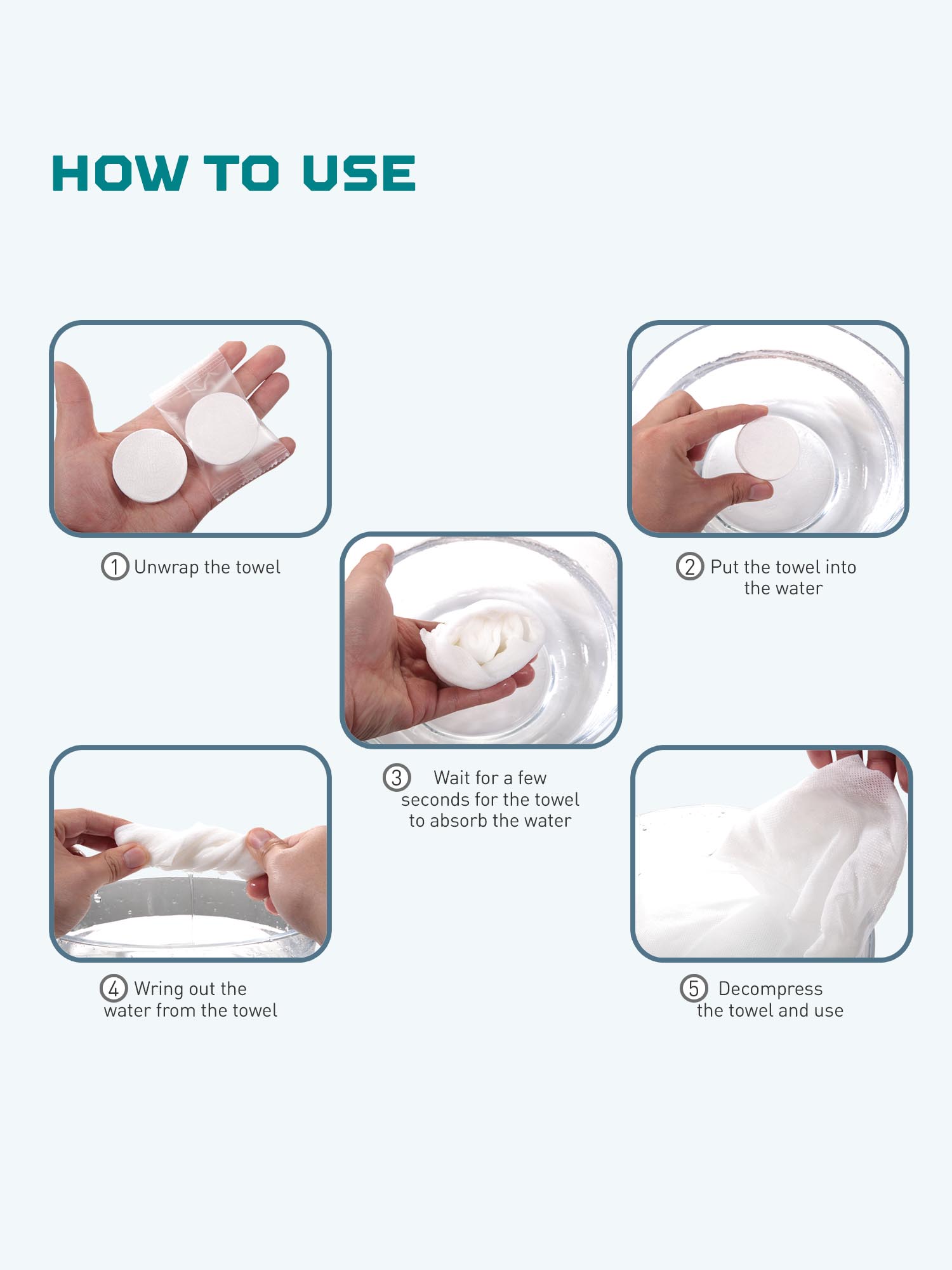 Anomeo Compressed Face Towel Anomeo