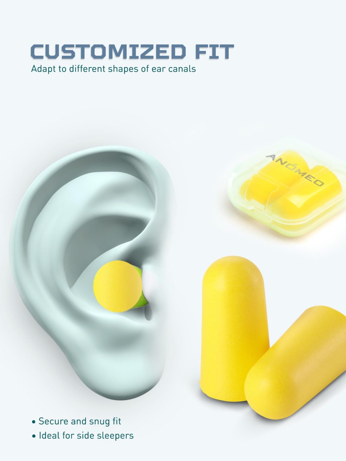Anomeo Disposable Foam Ear Plugs Anomeo