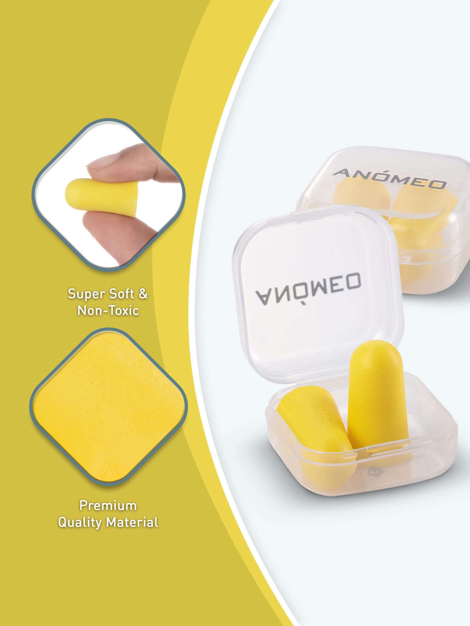 Anomeo Disposable Foam Ear Plugs Anomeo