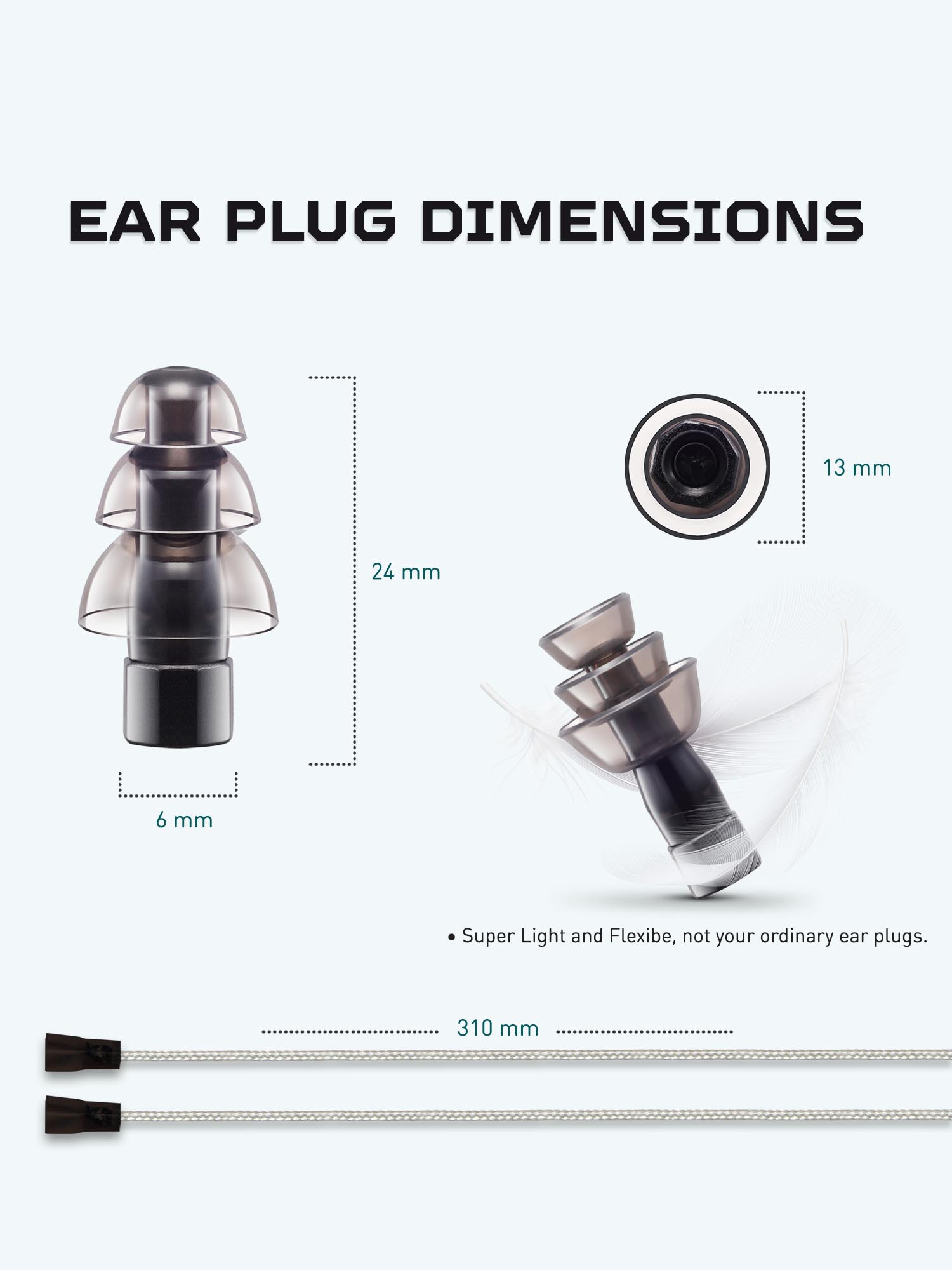 Anomeo Ear Plugs for Extreme Noise Anomeo