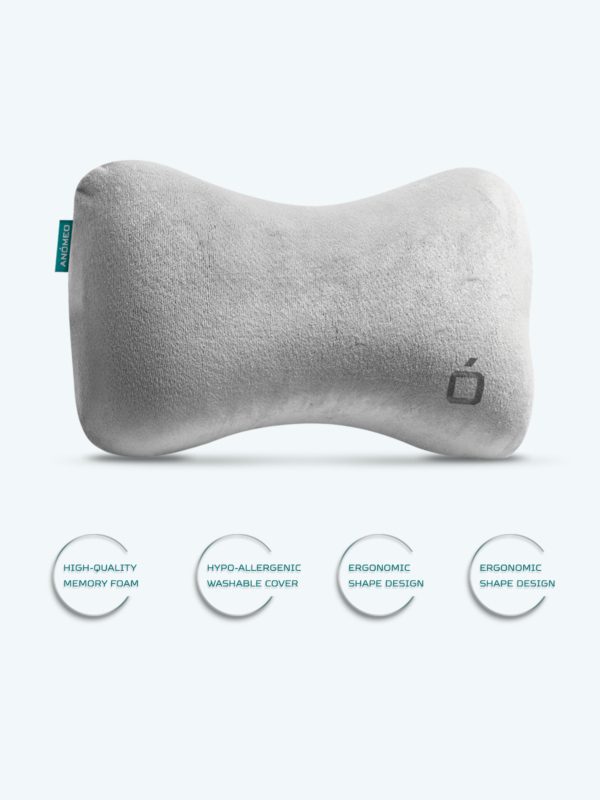 EVAAM® Neck Support Pillow And Height Adjustable Lumbar Pillow Set