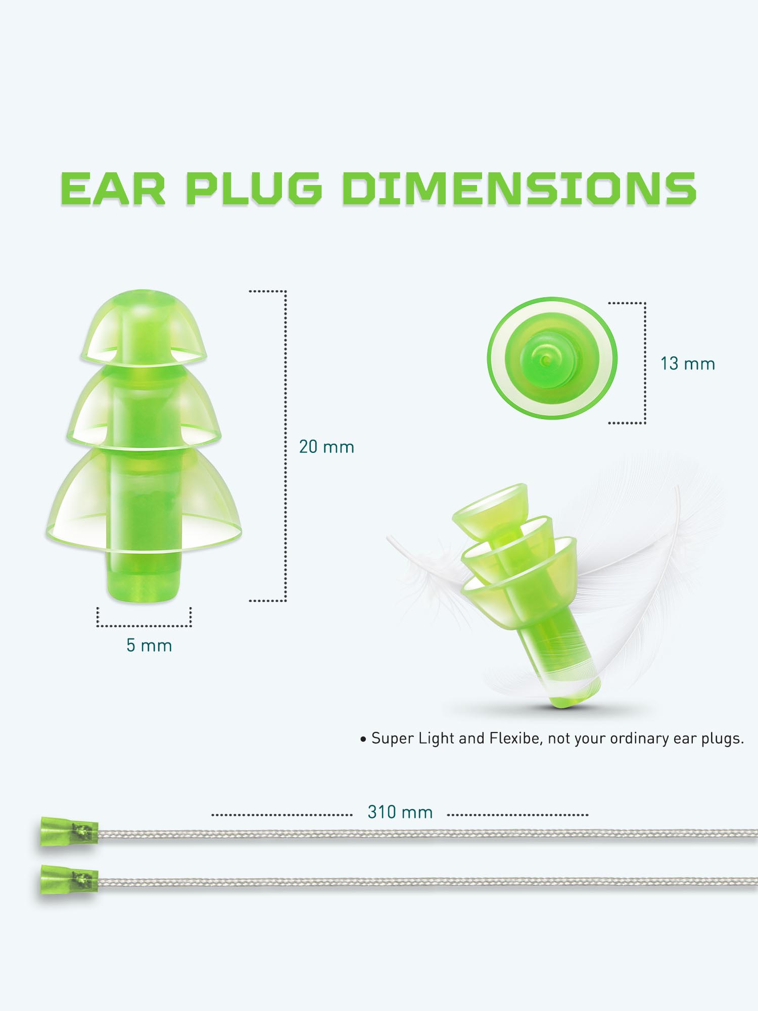 Anomeo Ear Plugs for Travelling Anomeo